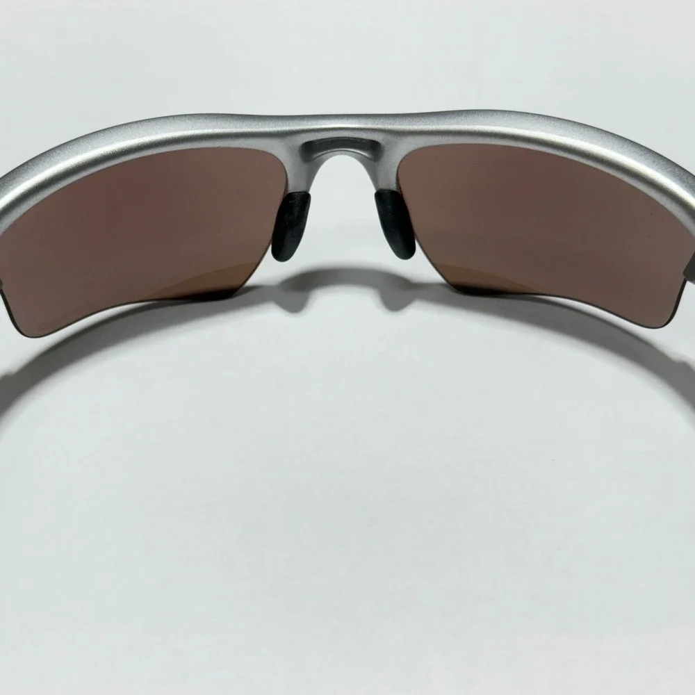 Oakley Half Jacket 2.0 Sunglasses Men OS Silver Black Iridium OO9154-06 Sport